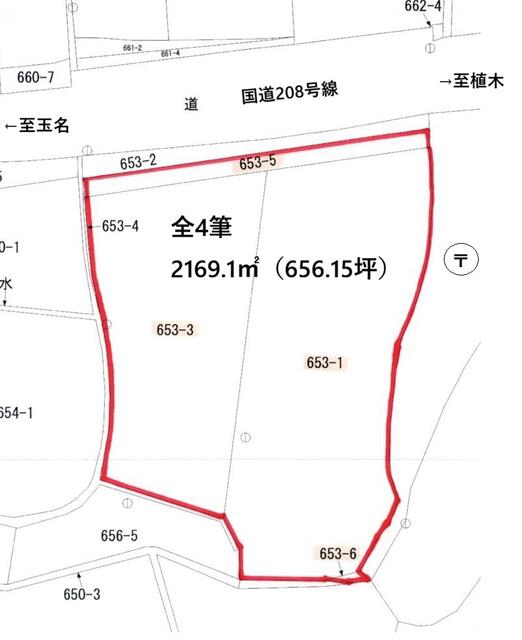 玉名郡玉東町大字木葉|売地の写真1