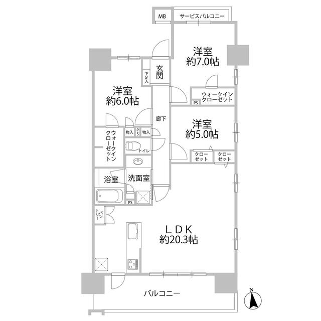 熊本市中央区新町3丁目｜中古マンションの写真2
