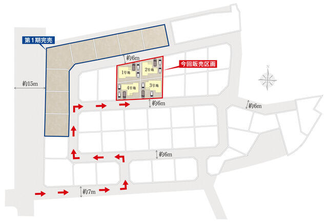 タマタウン荒尾中央Ⅱ　区画図