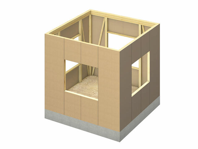 その他設備／壁面に構造用耐力面材を使用し、「面」で横からの力を受け止め建