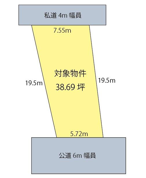 熊本市東区下江津3丁目の売地