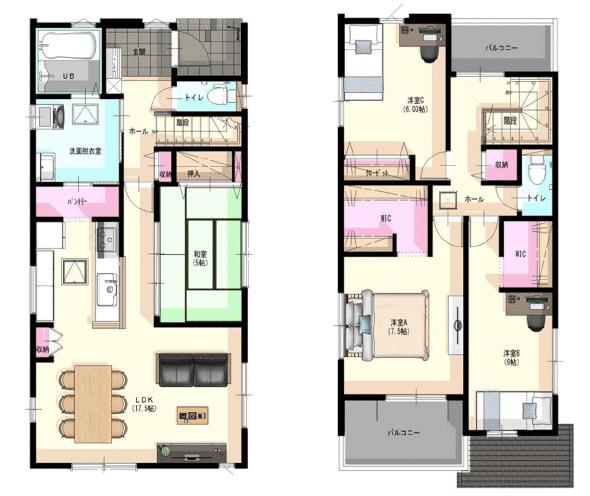 熊本市北区鶴羽田3丁目｜新築一戸建の写真2