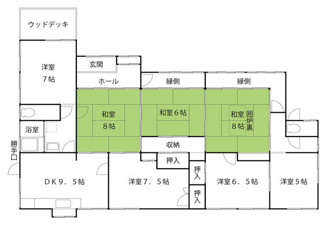 detached 熊本県人吉市中神町字馬場 地図を見る