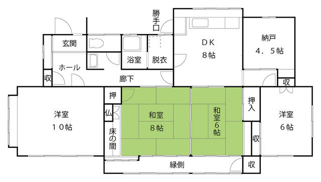 detached 熊本県人吉市願成寺町 地図を見る