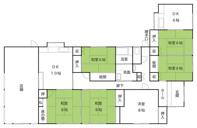 detached 熊本県球磨郡あさぎり町岡原北 地図を見る
