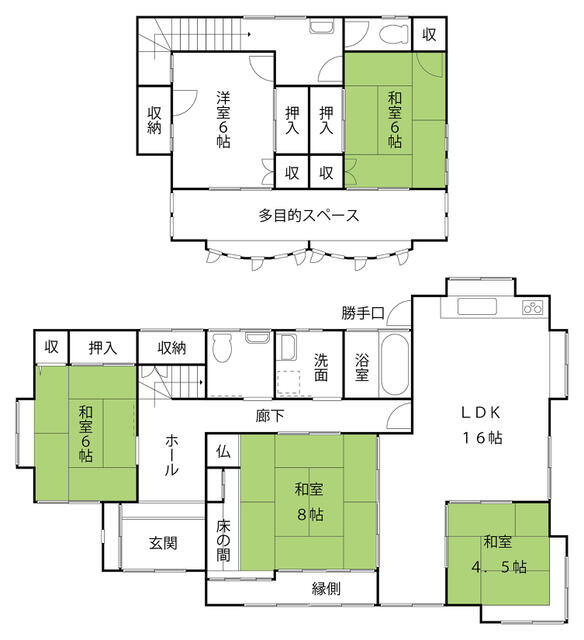 detached 熊本県人吉市西間下町字山仁田 地図を見る