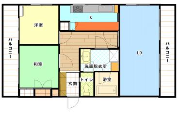 熊本市中央区帯山1丁目｜中古マンションの写真2