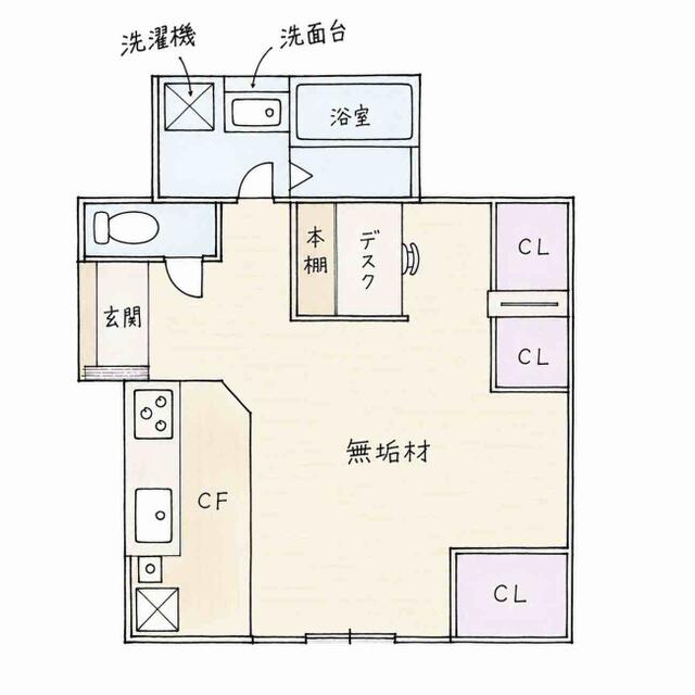 detached 熊本県熊本市北区清水本町