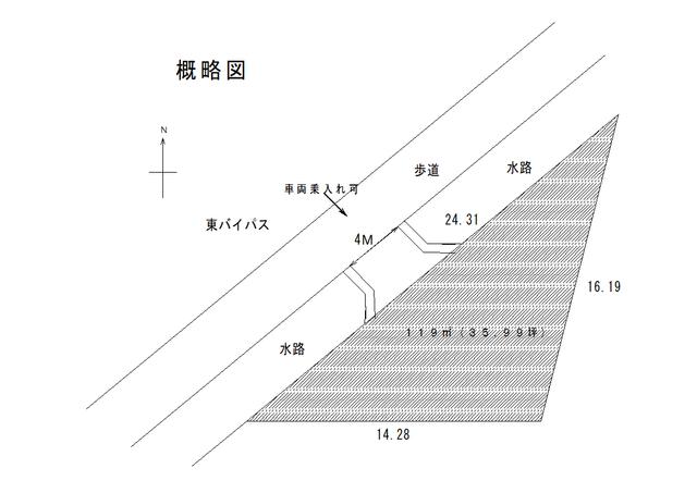 熊本市東区江津4丁目の売地