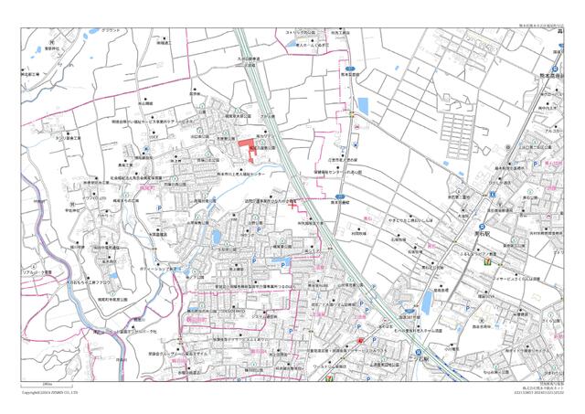 熊本市北区梶尾町の売地