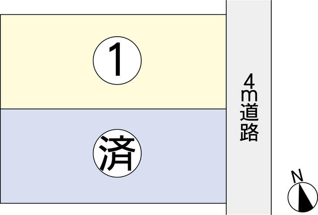 熊本市中央区帯山4丁目｜売地の写真2