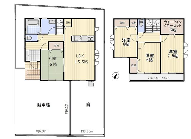 detached 熊本県上益城郡嘉島町大字鯰 地図を見る