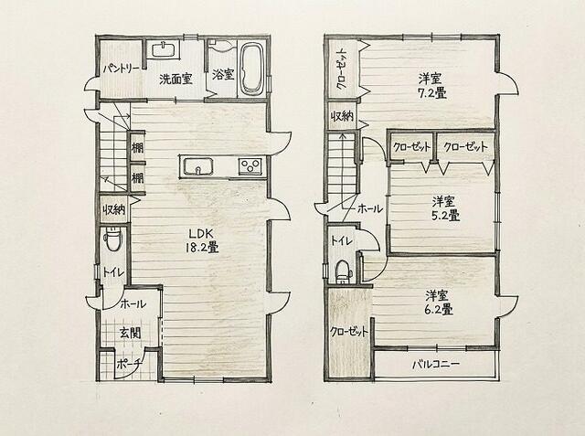 熊本市南区白藤1丁目｜中古一戸建の写真2