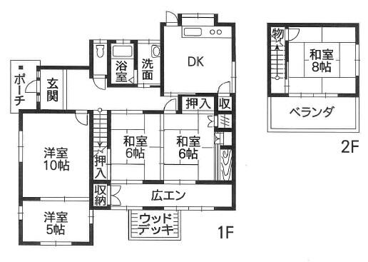 detached 熊本県熊本市北区梶尾町
