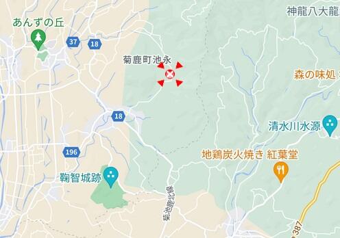 山鹿市菊鹿町松尾の売地