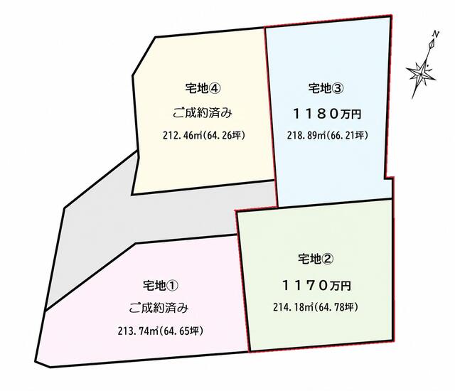 熊本市東区小山6丁目の売地