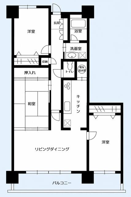 熊本市東区長嶺東2丁目｜中古住宅大廈的照片1