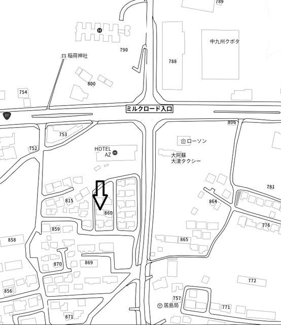 菊池郡大津町大字引水|売地の写真3
