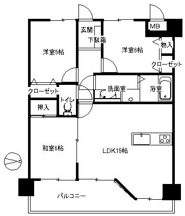熊本市西区島崎4丁目｜中古マンションの写真2