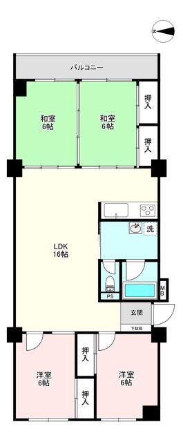 熊本市中央区京町1丁目｜中古マンションの写真2