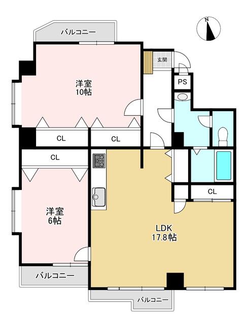 熊本市中央区上水前寺2丁目の中古マンション