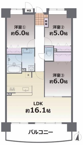 熊本市中央区大江本町｜中古マンションの写真2