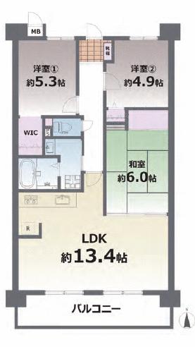 熊本市西区蓮台寺4丁目｜中古マンションの写真2