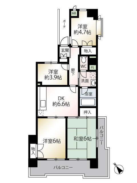 熊本市中央区水前寺1丁目｜中古マンションの写真2