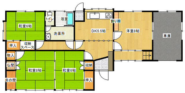 detached 熊本県上益城郡甲佐町大字横田