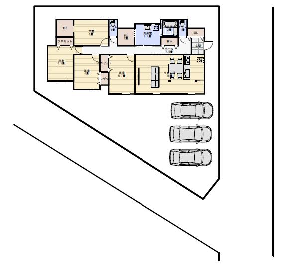 菊池市野間口｜中古一戸建の写真2