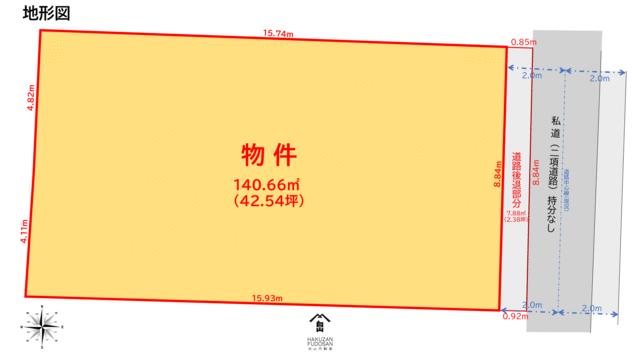 熊本市中央区大江5丁目｜売地の写真2