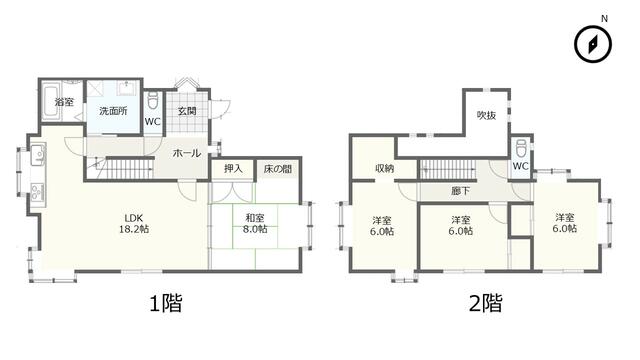 熊本市西区松尾1丁目｜中古一戸建の写真2