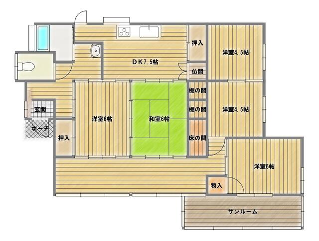 detached 熊本県合志市栄