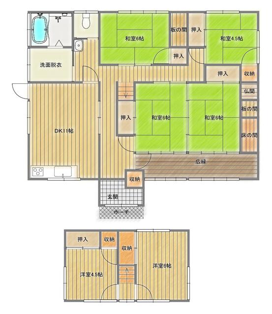 菊池市龍門|中古一戸建の写真2