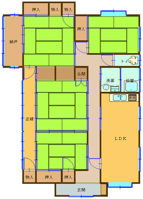 detached 熊本県玉名郡南関町大字豊永 地図を見る