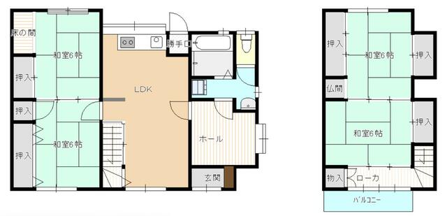 大分県大分市の一戸建て | 1700万円 | 4LDK | 165.26m² | Akiyama house finder