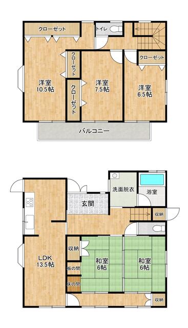 大分県大分市の一戸建て | 1580万円 | 5LDK | 344.66m² | Akiyama house finder
