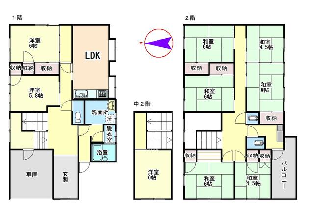 detached 大分県別府市亀川中央町