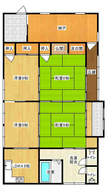 detached 大分県佐伯市大字護江 地図を見る