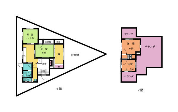 detached 大分県佐伯市女島２丁目 地図を見る