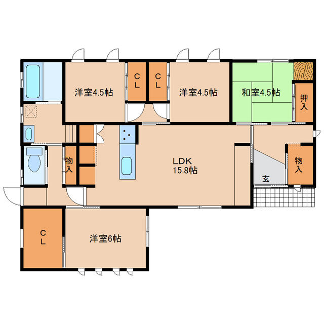 detached 宮崎県児湯郡川南町大字川南 地図を見る