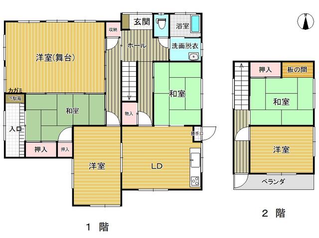 detached 大分県臼杵市大字臼杵洲崎 地図を見る