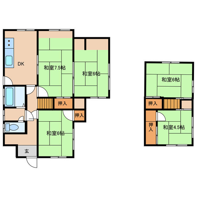 detached 福岡県築上郡吉富町大字幸子 地図を見る
