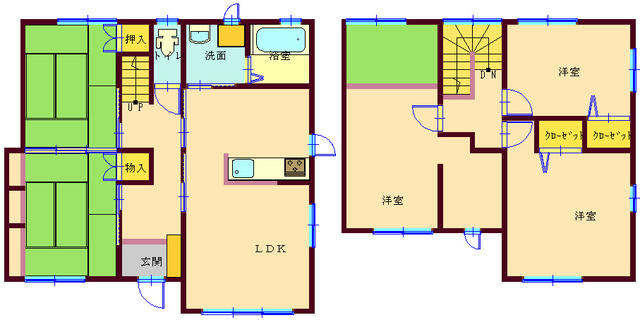 大分県中津市の一戸建て | 1250万円 | 5SLDK | 312.4m² | Akiyama house finder