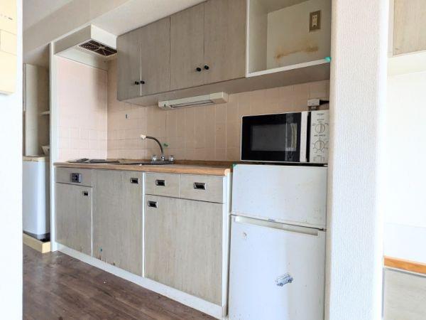 キッチン／冷蔵庫・電子レンジ付きのキッチン！