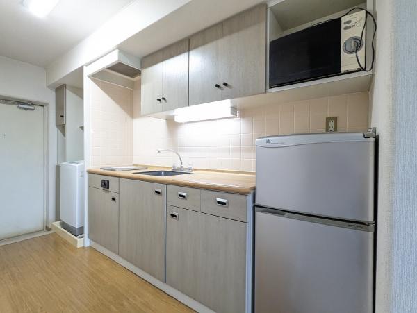 キッチン／キッチンがあるので自炊も捗ります♪