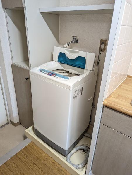 リビング以外の居室／室内に洗濯機置き場があります！