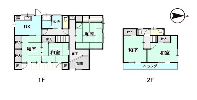 大分県別府市の一戸建て | 980万円 | 5DK | 232m² | Akiyama house finder