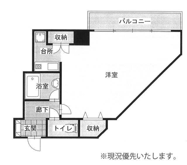 間取り図／間取りは現況を優先します