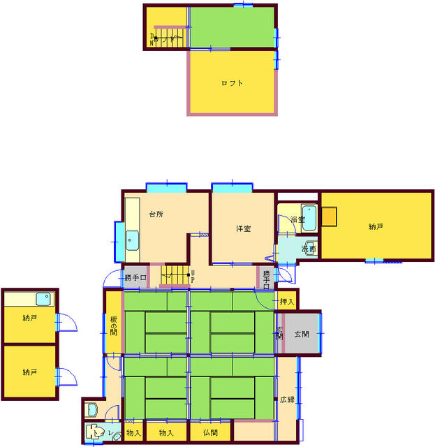 detached 大分県佐伯市鶴見大字有明浦 地図を見る